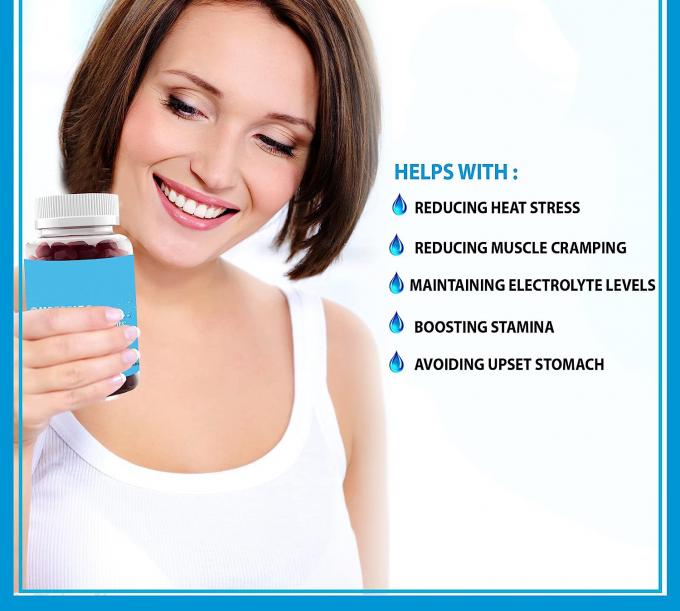 Oem Hydratatie Elektrolyten Gummies Natuurlijke Bessen Aroma Elektrolyten Gezondheid Ondersteuning Vegan Glutenvrij Niet-GGO Halal Pectine 1