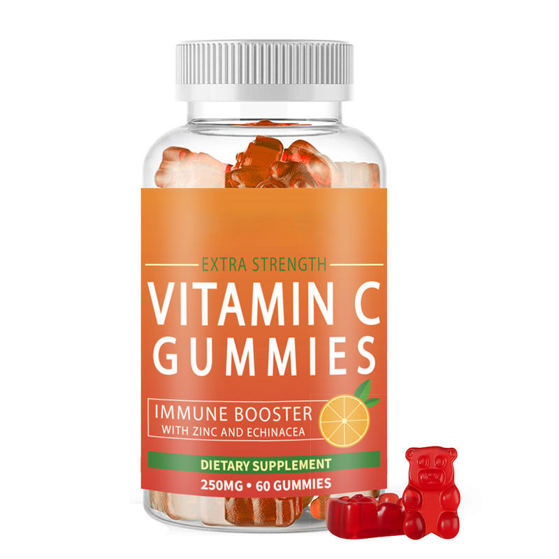 Oem Private Label Vitamine En Supplementen Vitamine C Gummies Voor Huid Bleken En Immuniteit Verbeteren