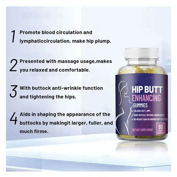 Goede kwaliteit gezondheidszorg supplementen billenvergroting en borstvergroting gummies heup en grote billenvergroting gummies
