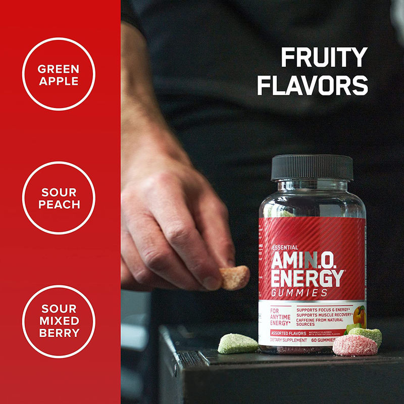 Oem Private Label Vegan Supplementen Amino Energy Gummies Om Focus Spierherstel Te Steunen