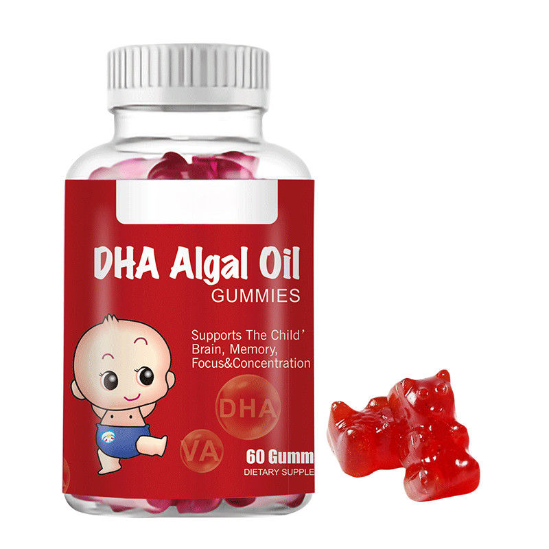 Oem Private Label Dha Algae Olie Gummies Om De Ontwikkeling Van De Hersenen En Netvlies Te Verbeteren