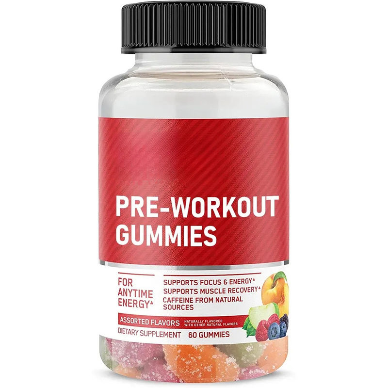Oem ondersteunt energie spierherstel Amino Energy Gummies Supplement voor elke tijd energie