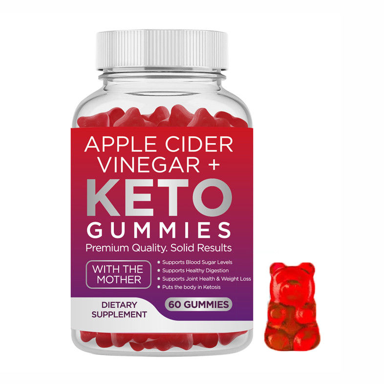 Oem Private Label Supplementen 60 Counts Appelsap Acv Keto Bhb Gummies Jelly Candy Gummy