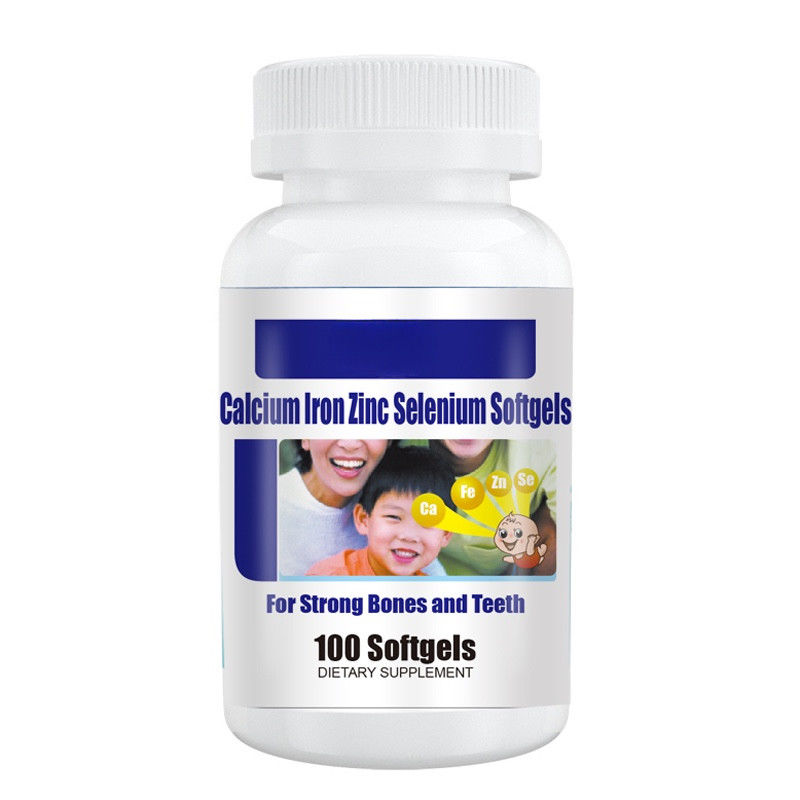 Oem Private Label Custom Formule Multivitamine En Mineralen Supplementen Calcium IJzer Zink Selenium Softgel Capsules