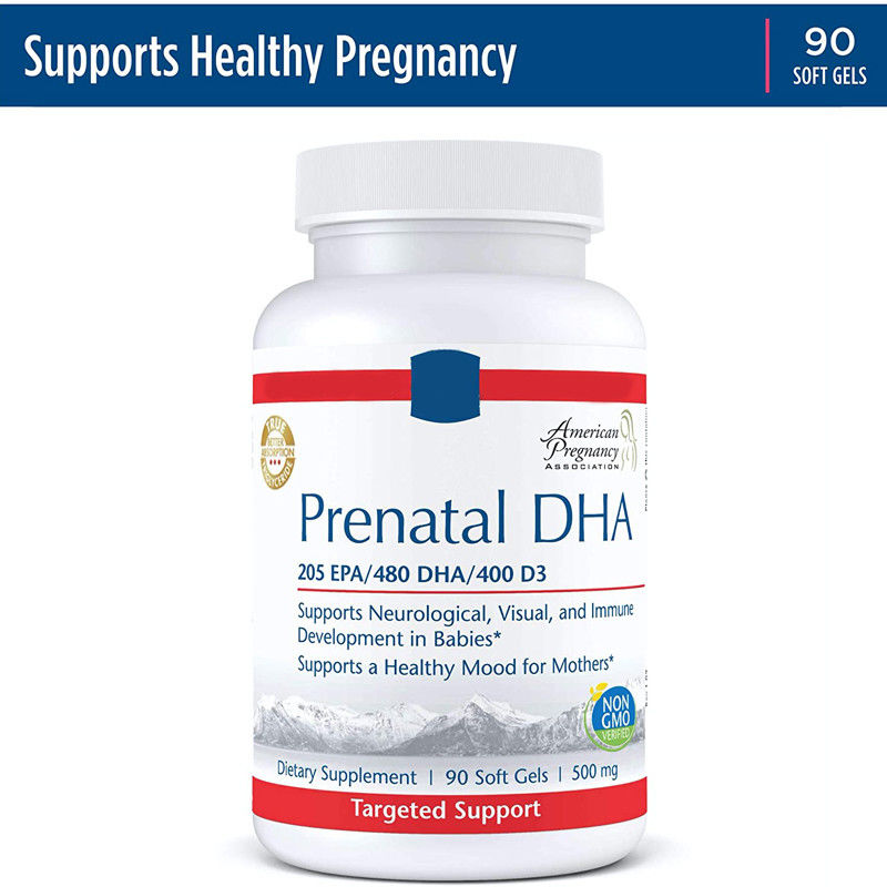 Oem Zwangerschapssupplement Dha/epa Omega 3 Softgel om de hersenontwikkeling van baby's tijdens de zwangerschap te ondersteunen