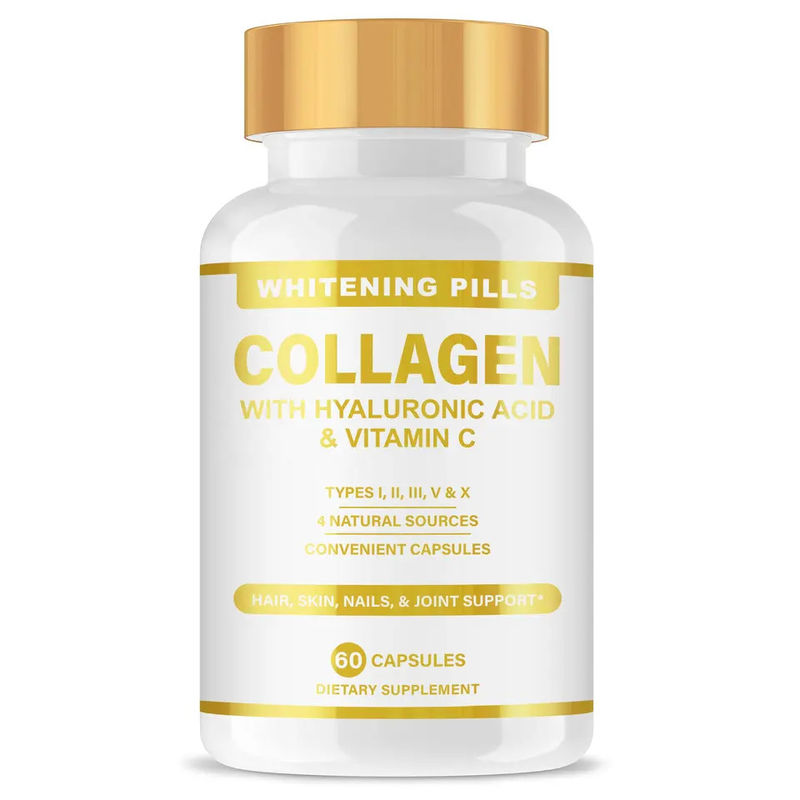 Oem Multi Hydrolyzed Collagen capsules voor anti-aging en huid beauty collagen poeder softgel capsules supplementen