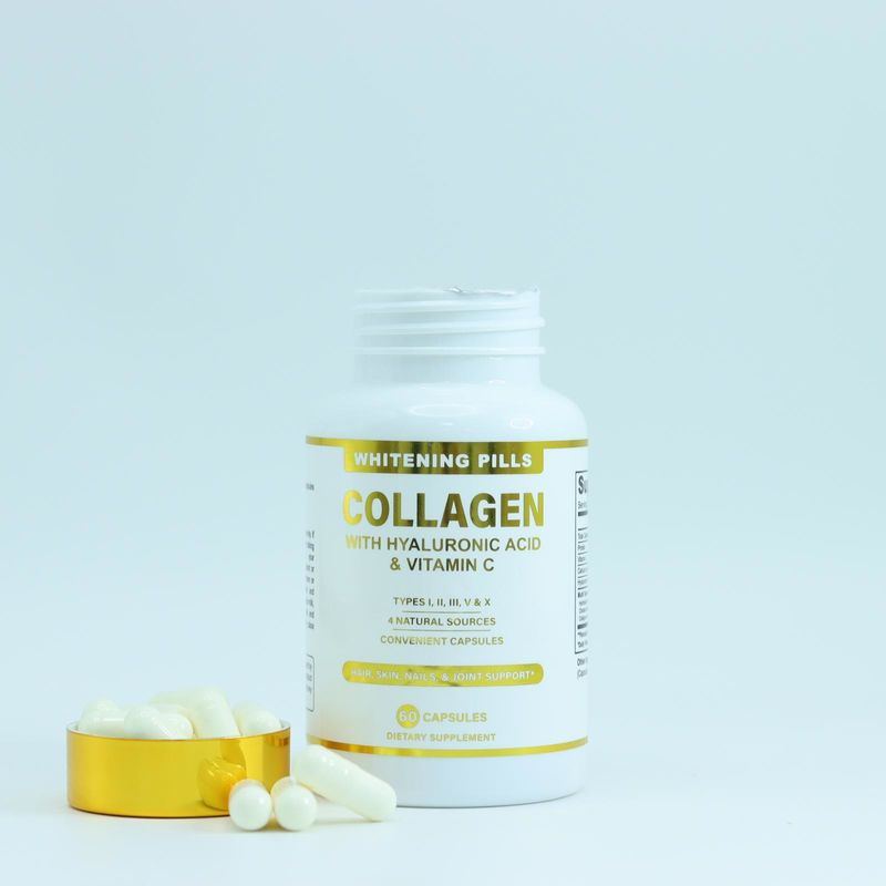 Oem Multi Hydrolyzed Collagen capsules voor anti-aging en huid beauty collagen poeder softgel capsules supplementen