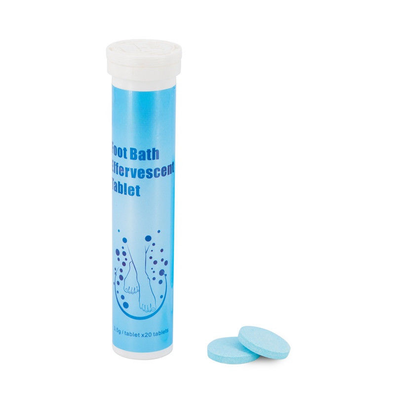 Oem Private Label Customized Formule Mint Extract Voetverzorging Effervescent Tablets Om Voetgeur En Beriberi Te Verwijderen