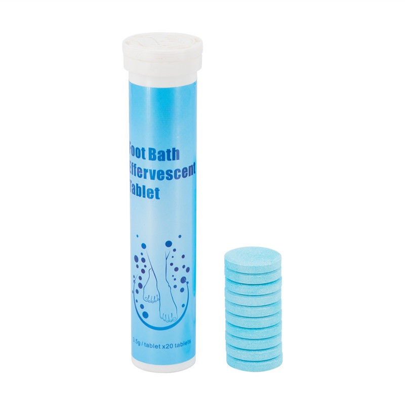 Oem Private Label Customized Formule Mint Extract Voetverzorging Effervescent Tablets Om Voetgeur En Beriberi Te Verwijderen