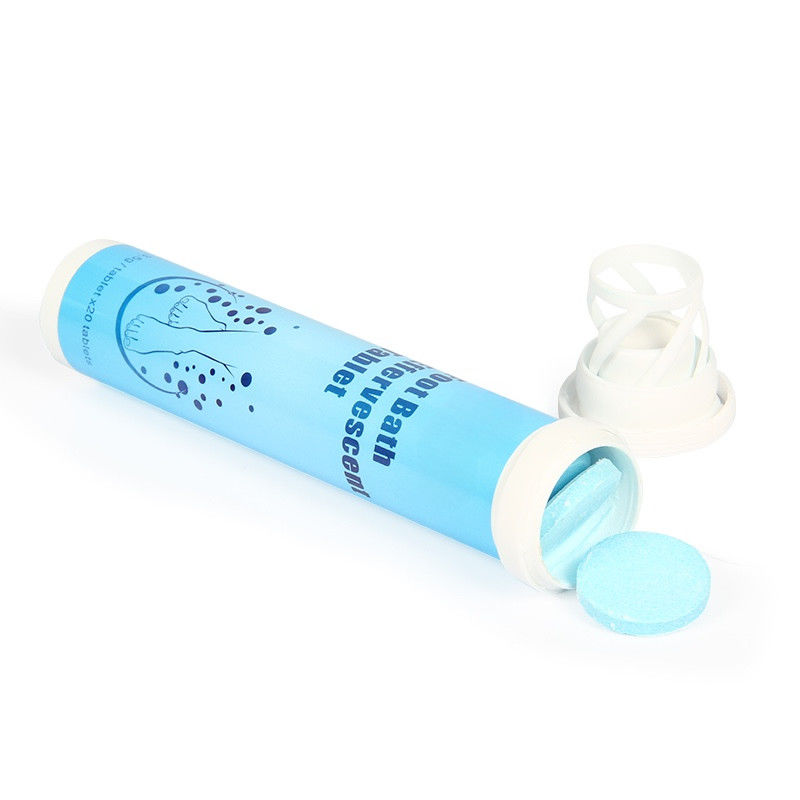 Oem Private Label Customized Formule Mint Extract Voetverzorging Effervescent Tablets Om Voetgeur En Beriberi Te Verwijderen