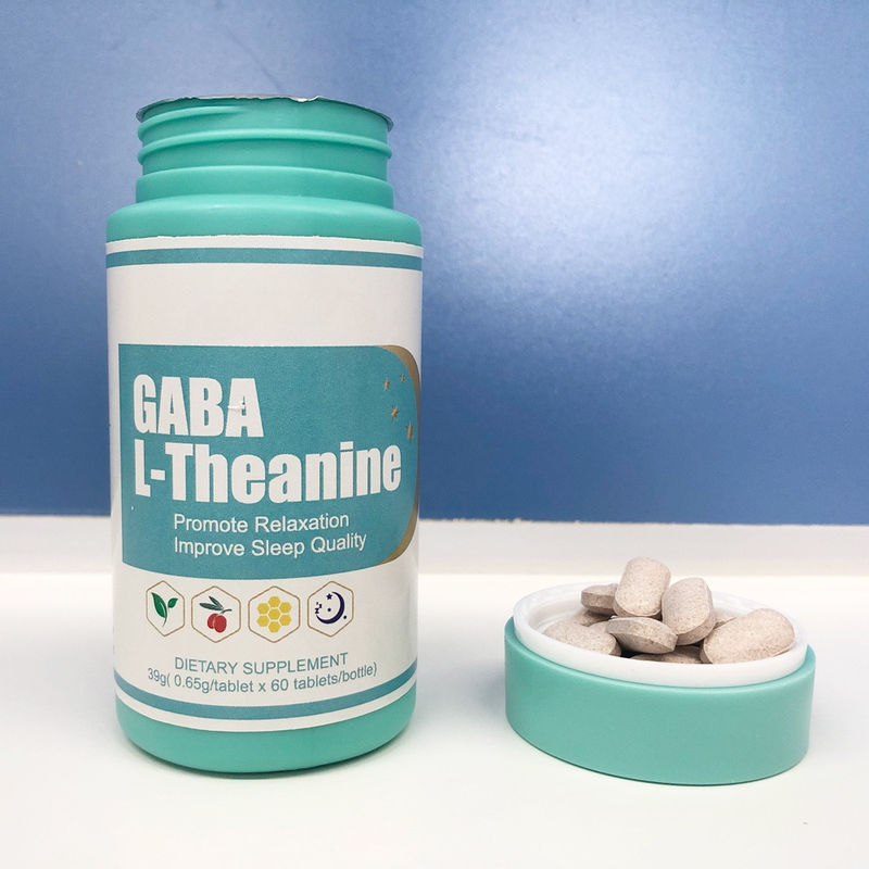 Natuurlijke gezonde Gaba L-theanine tablet capsule om hersenzenuw te beschermen en de slaap te bevorderen