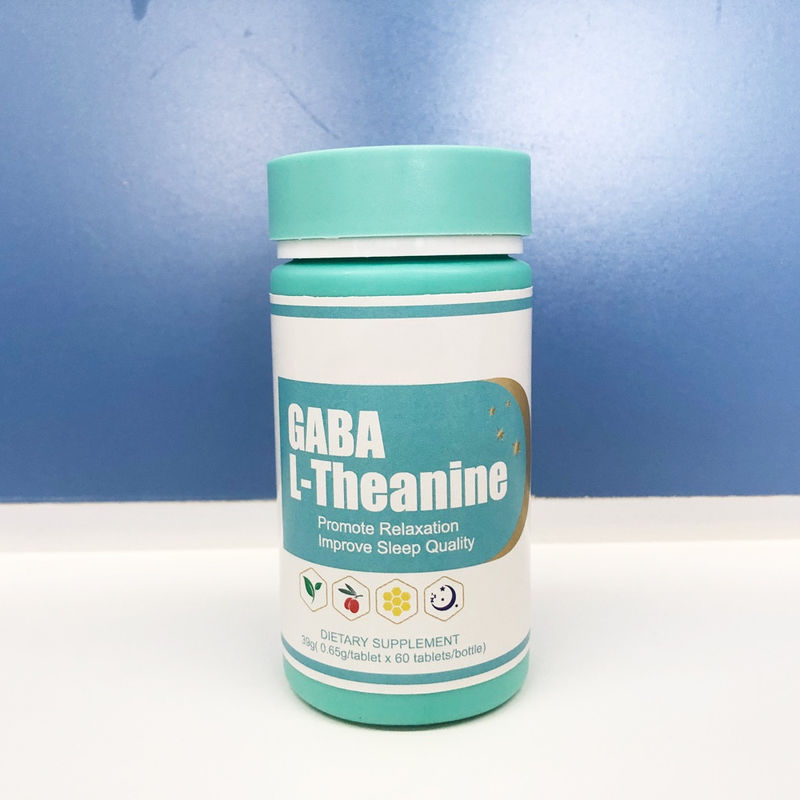 Natuurlijke gezonde Gaba L-theanine tablet capsule om hersenzenuw te beschermen en de slaap te bevorderen
